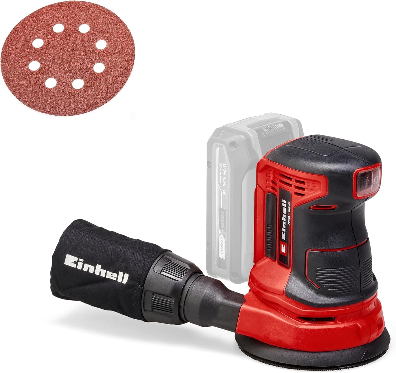Einhell Akku-Exzenterschleifer TE-RS 18