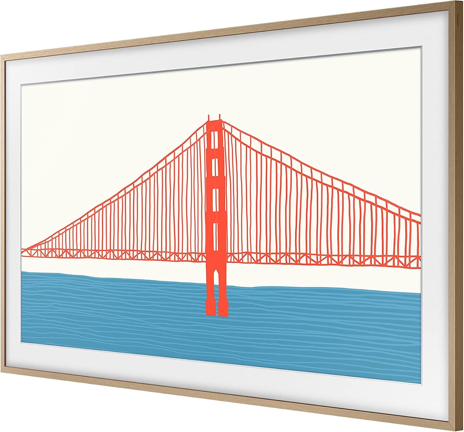 Samsung The Frame Rahmen Teak