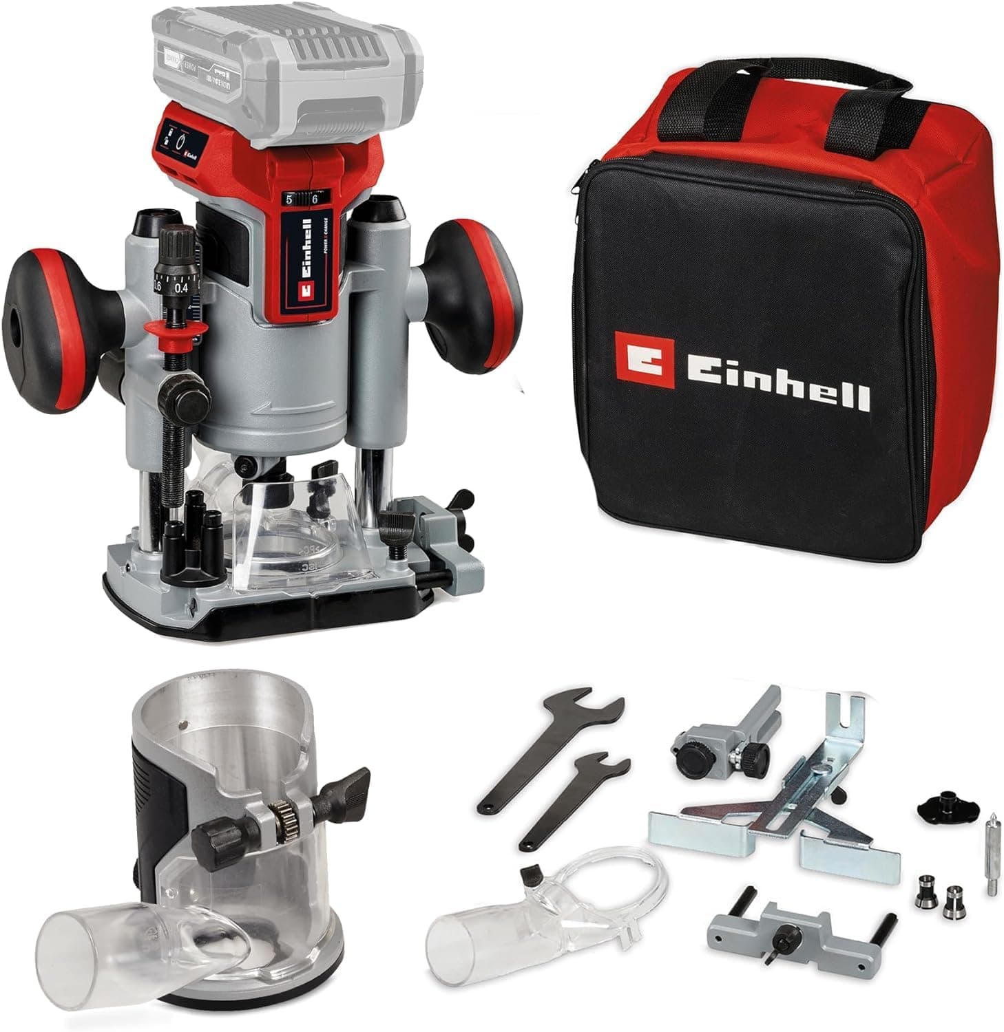 Einhell Professional Akku-Oberfräsen-Kantenfräsen-Set TP-RO 18 Set
