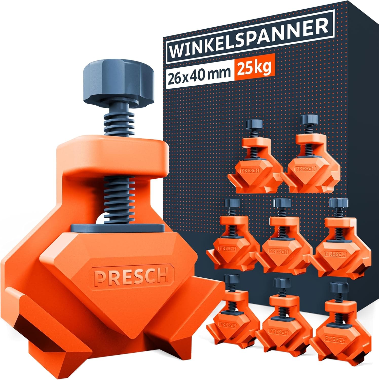 PRESCH Winkelspanner 8 Stk. - Eckspanner