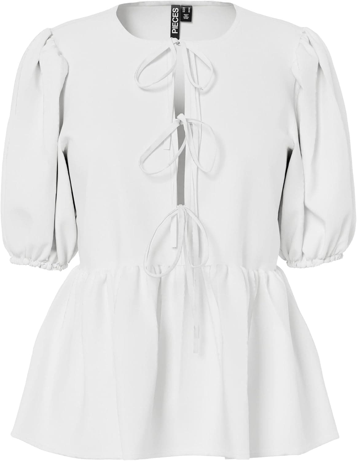 Bluse mit Puffärmel