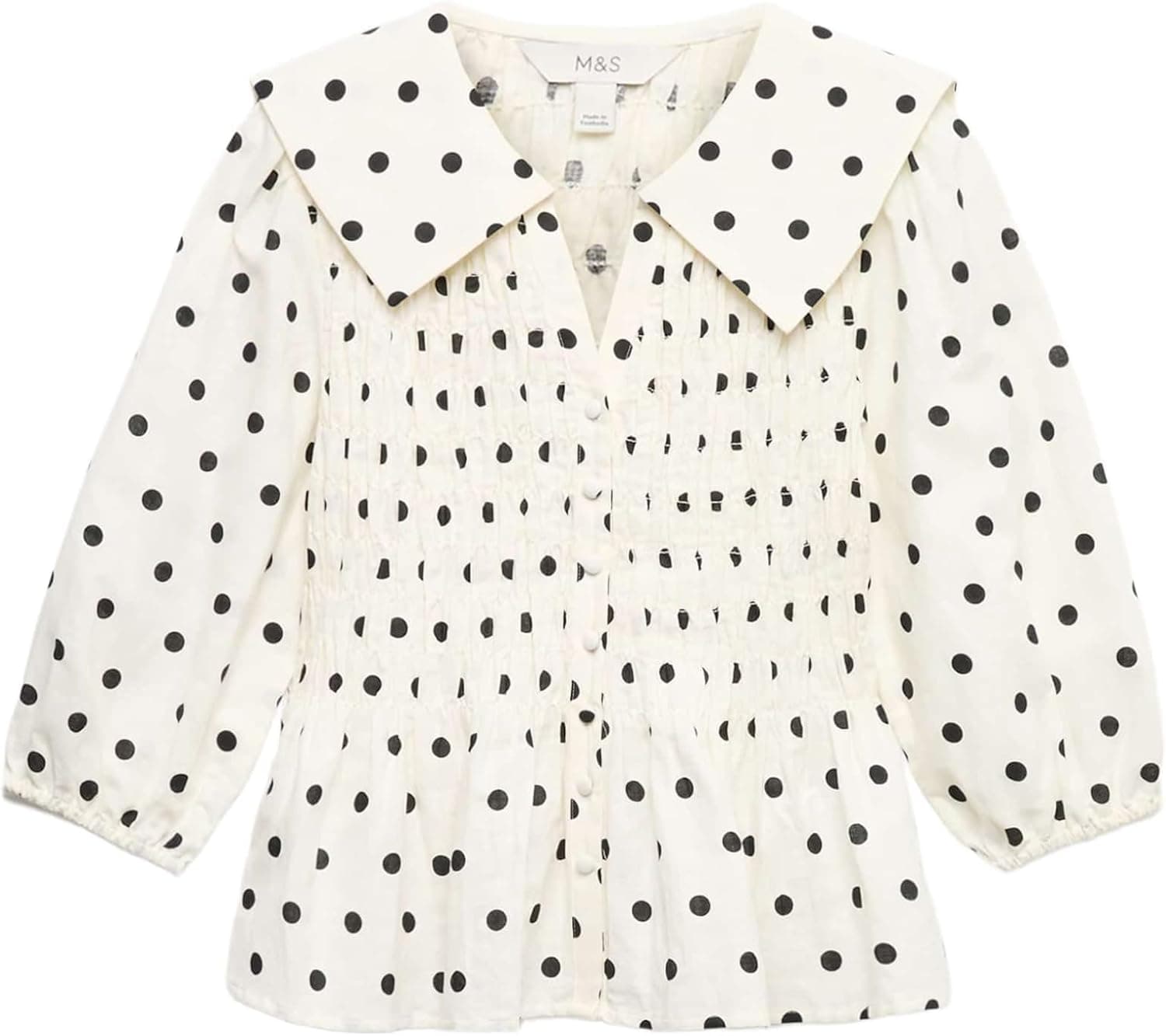 Dot-Bluse